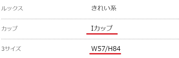 Iカップ 3サイズ