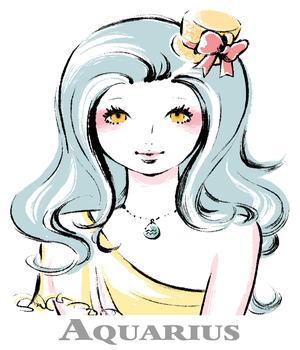 水瓶座イラスト