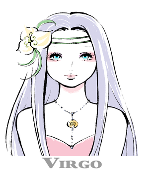 乙女座イラスト