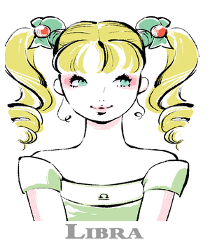 天秤座イラスト