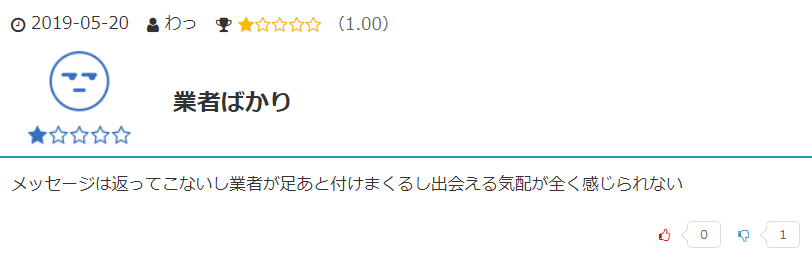 業者ばかり
