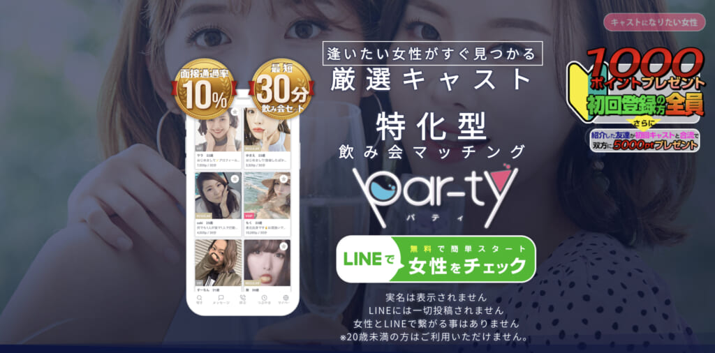 第5位：par-ty（パティ）